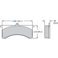 Brzdové desky Wilwood 15A-13796K PolyMatrix A 7525 Street Performance Racing Pads .99-2