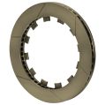 Wilwood 160-15875-B GT Slotted 48 Curved Vane Rotor 13in Burnished Right-1
