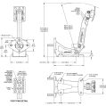 Wilwood 340-17698 Floor Mount Brake Pedal 5.25-6:1 Tandem M/C-4