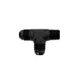 1/8 NPT to AN4 JIC Flare T-PIECE Tree Fuel Oil Adapter Černá-1