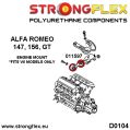 011597B: Silentblok  - stabilizátor motoru v6 Alfa Romeo 147 156 GT-2