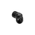 AN12 JIC Flare to 1/2 NPT 45' Straight Hose Fitting Adapter Černá-3