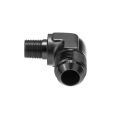 AN12 JIC Flare to 1/2 NPT 90 Degree Male Elbow Oil Fuel Hose Fitting Adapter Černá-2