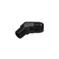 AN12 JIC Flare to 3/4 NPT 45' Straight Hose Fitting Adapter Černá-1