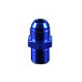 AN4 JIC Flare To M14x1.25 Straight Hose Fitting Adapter Modrá-1