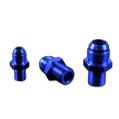 AN4 JIC Flare To M14x1.25 Straight Hose Fitting Adapter Modrá-2