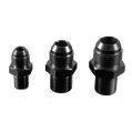 AN4 JIC Flare To M16x1.5 Straight Hose Fitting Adapter Černá-3