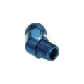 AN6 JIC Flare to 1/2 NPT 45' Straight Hose Fitting Adapter Modrá-2