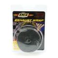 Black Glass Fiber Exhaust Wrap 2.5cm x 15m (1