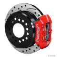 Wilwood 140-11403 Forged Dynapro Low-Profile Zadní Brzdová Sada Vrtaná Červená-1