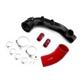 Charge pipe BMW N54 135i 335i 1M with flange for BOV 50mm Červená-3