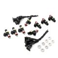 Deatschwerks Bosch EV14 8 fuel injectors kit 1500cc/min, Chevrolet Silverado 1500 & GMC Sierra 1500 2000-13 Gas V8 4.8L/5.3L/6.0L/6.2L Excl Flex Fuel-1