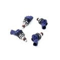 DeatschWerks sada 4 Vstřikovačů paliva 370cc/min Side Feed, Nissan G20/SR20/240sx SR20DET/KA24DE 91-98-1