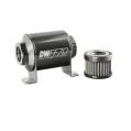 In-line fuel filter element and housing kit stainless steel 100 micron AN10 70mm DW-8-03-070-100KUniversal-1