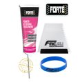 Forte Power Steering Treatment Systém posilovače řízení Ztlumí Utěsní Opravý-1