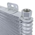 Mishimoto 13-Row Stacked Plate Transmission Cooler Silver-3