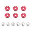 Mishimoto Fender Washer Kit Small 6pcs Red-1