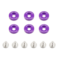 Mishimoto Fender Washer Kit Small 6pcs Purple-1