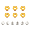 Mishimoto Fender Washer Kit Small 6pcs Gold-1