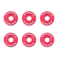 Mishimoto Fender Washer Kit Small 6pcs Red-2