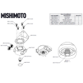 Relokační adaptér olejového filtru Mishimoto závit M22x1.5 černý-7