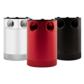 Mishimoto Universal Compact Baffled Oil Catch Can Kit 2-Port Red-1