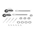 JRspec sliding bonnet pins - black-2