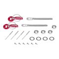 JRspec sliding bonnet pins - red-2