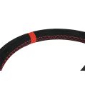 Sportovní volant FMIC.Pro Track semišový 350mm odsazení 90mm červený-5