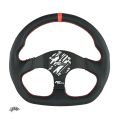 Sportovní volant FMIC.Pro D-Shape kůže 325mm odsazení 42mm červený-2