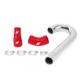 Mishimoto Mitsubishi Lancer Evolution VII/VIII/IX Lower Intercooler Pipe Kit 2001-2007 Red Hoses-1