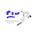Mishimoto Mitsubishi Lancer Evolution VII/VIII/IX Upper Intercooler Pipe Kit 2001-2007 Blue Hoses-1