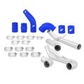 Mishimoto Mitsubishi Lancer Evolution X Intercooler Pipe Kit 2008-2015 Blue Hoses-1