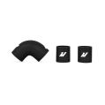 Mishimoto Mitsubishi Lancer Evolution X Lower Intercooler Pipe Kit 2008-2015 Black Hoses-2