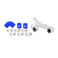 Mishimoto Mitsubishi Lancer Evolution X Lower Intercooler Pipe Kit 2008-2015 Blue Hoses-1