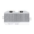 Mishimoto Subaru WRX STI Top Mount Intercooler Kit 2008+ Silver w/ Blue Hoses-2