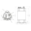 Nuke Performance 2G Fuel Surge Tank 3.0 liter for Ti Automotive (Walbro) GST 450/520-6