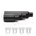 Nuke Performance Gear Knob Cavernous Carbon 40, Matte finish-3