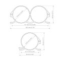 Nuke Performance Single Universal Bracket 65mm, with Bosch 044 insert-2