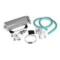 Oil catch tank JRspec model 11 Srebrny 12mm-1