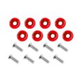 Fender Bumper Engine Bay Dress Up Washers red-1