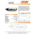 Palivové čerpadlo DW200 DeatschWerks (255lph), Nissan 240/200sx 1989-1994 (s13) CA18DET montážní sada 9-0766-3