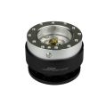 JRspec steering wheel quick release hub Černá-2