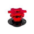 JRspec steering wheel quick release hub Červená-1