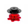 JRspec steering wheel quick release hub Červená-2