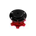 JRspec steering wheel quick release hub Červená-3
