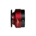 JRspec steering wheel quick release hub Červená-3