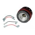 JRspec steering wheel quick release hub Červená-4