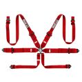 Sparco 04818RH1 Harness 6pts Red FIA Approved 8853-2016-1