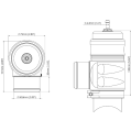Ventil blow off Turbosmart TS-0204-120 Big Bubba Plumb Back - Sleeper (Černá/Černá)-2